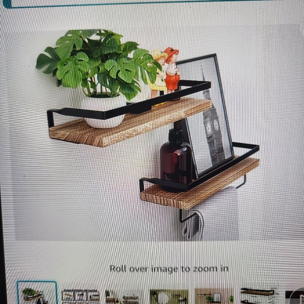 Floating bookshelf
